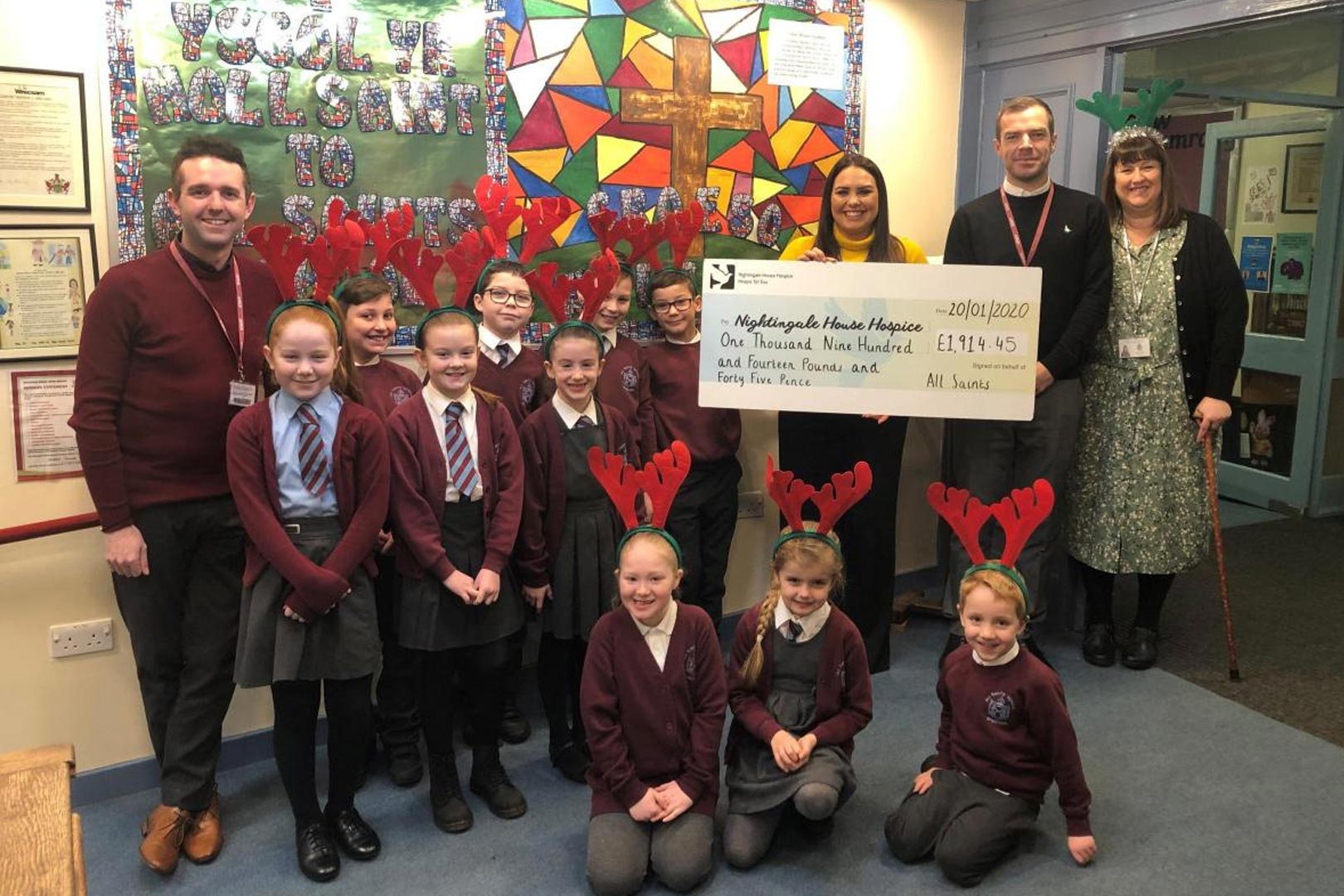 Primary and pre schools raise nearly 15 000 for Nightingale House